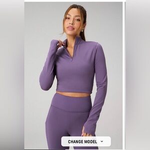 Fabletics Cold Weather Long-Sleeve Half-Zip Top